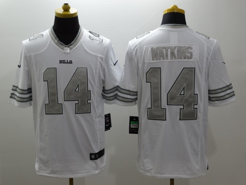 Men's Buffalo Bills Sammy Watkins #14 White Jersey